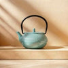 Lotus Green Cast-Iron Teapot (0.6L)